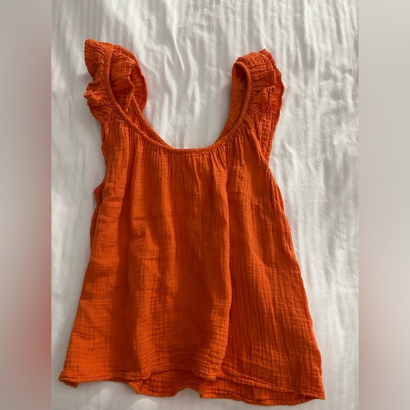 Xírena Rue Ruffle Gauzy Tank Top - Picture 4 of 8